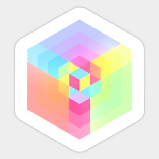 Color Cube Sticker